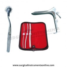 Hegar uterine dilator 3 pieces set,3-4, 5-6, 11-12, pinwheel, grave large